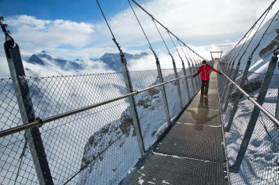 Europe's highest suspension bridge