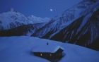 miniatura Hut near Mayrhofen at Night