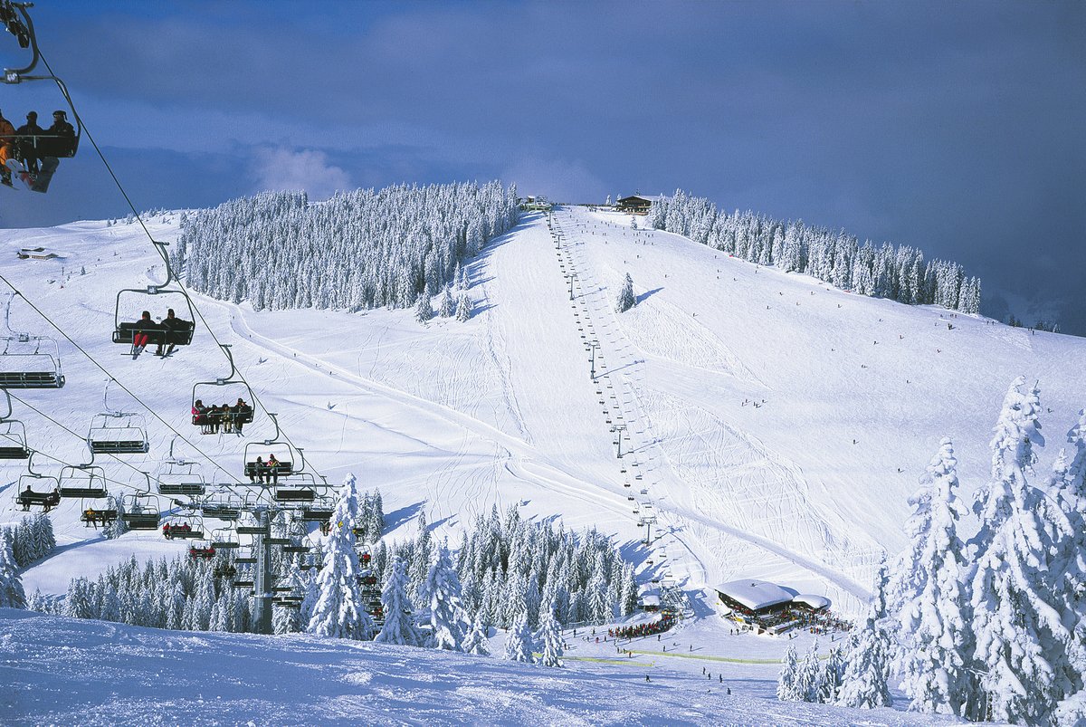 Skiing Area Scheffau Chair Lift