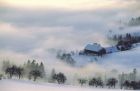miniatura Fog at Dawn Ennstal Valley Styria