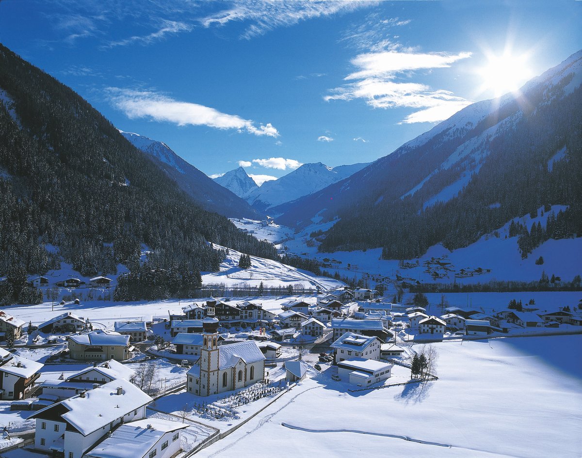 Gries im Sellrain Tyrol Winter Landscape
