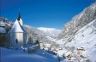 miniatura Huettschlag Hohe Tauern National Park Winter Scenery