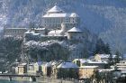 miniatura Kufstein mit Festung Winteransicht