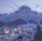 miniatura Lech am Arlberg Winter