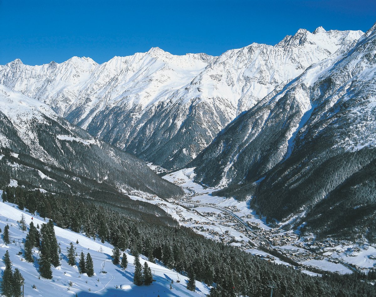 Soelden Oetztal Area Winter Landscape Tyrol